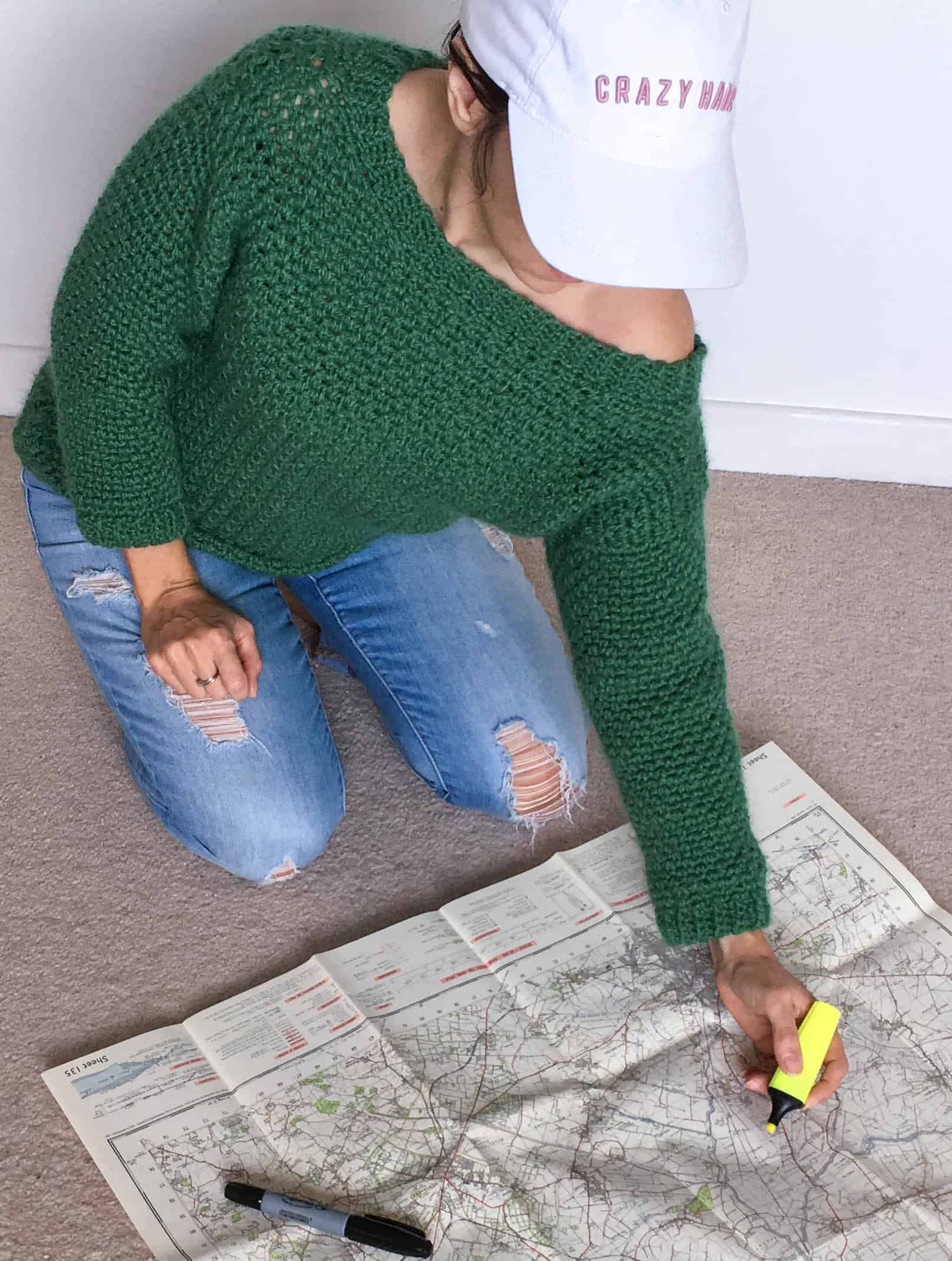 The Upsidedown Crochet Sweater Pattern from Doradoes.co.uk
