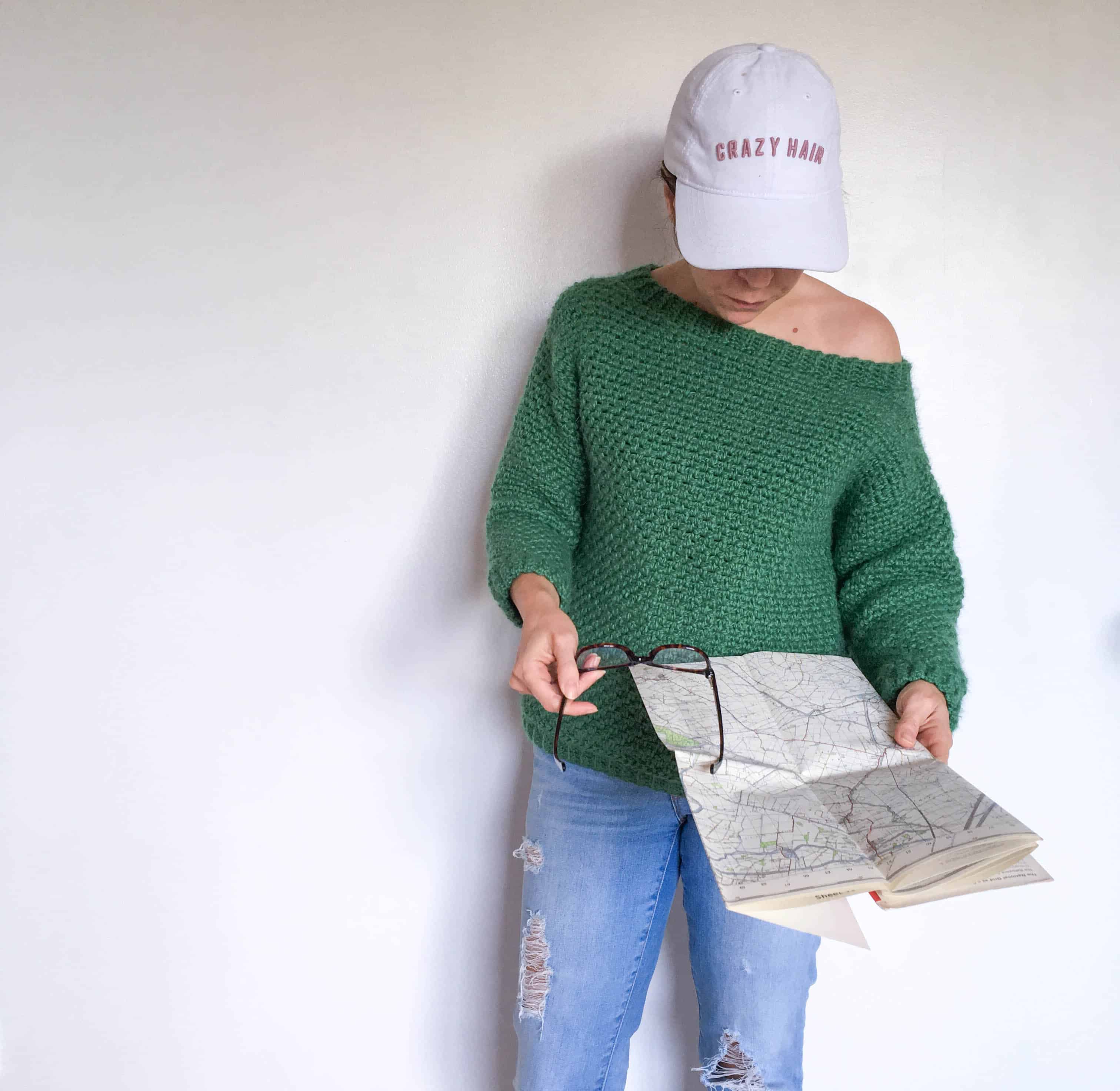 The Upsidedown Crochet Sweater Pattern from Doradoes.co.uk
