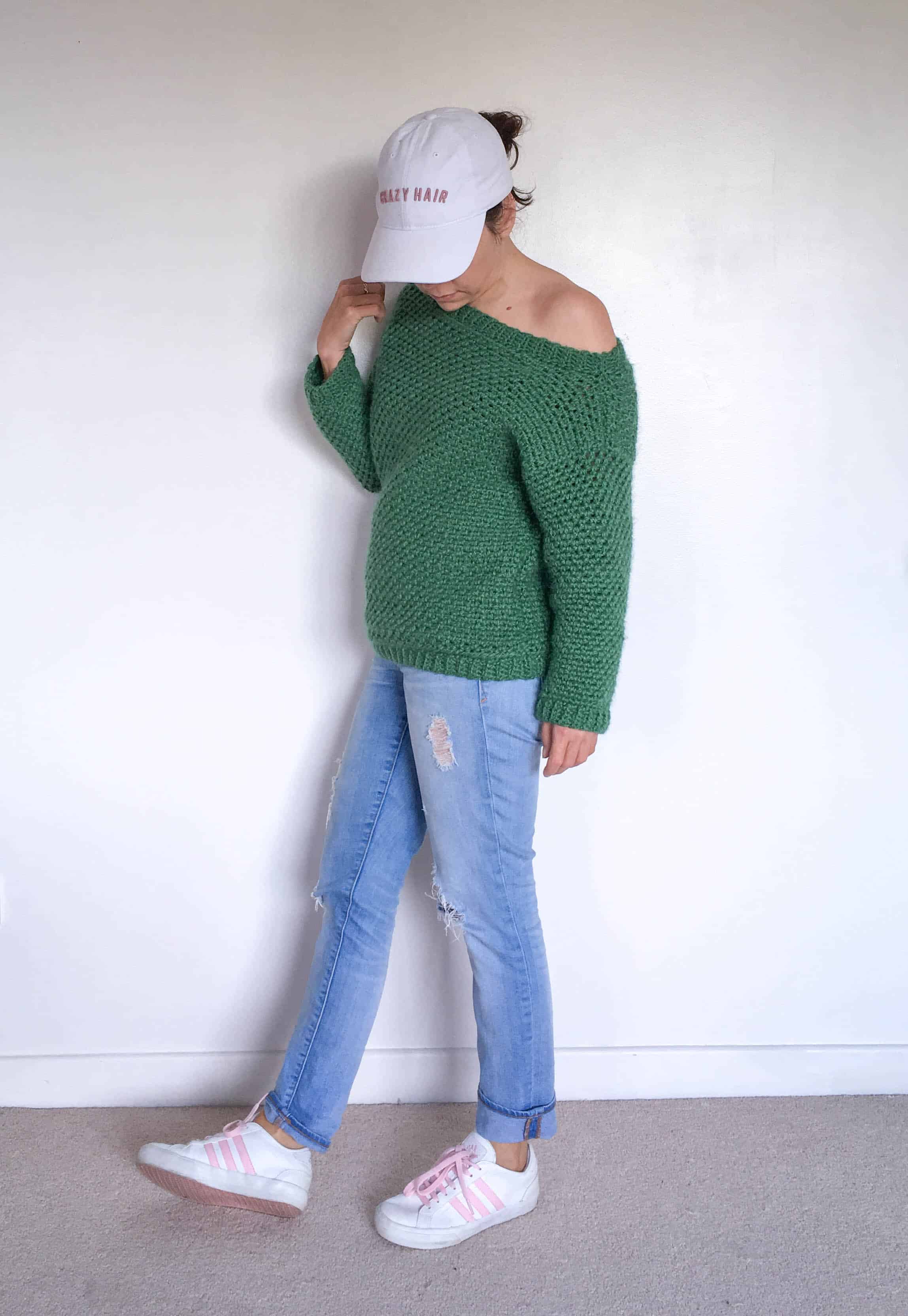 The Upsidedown Crochet Sweater Pattern from Doradoes.co.uk