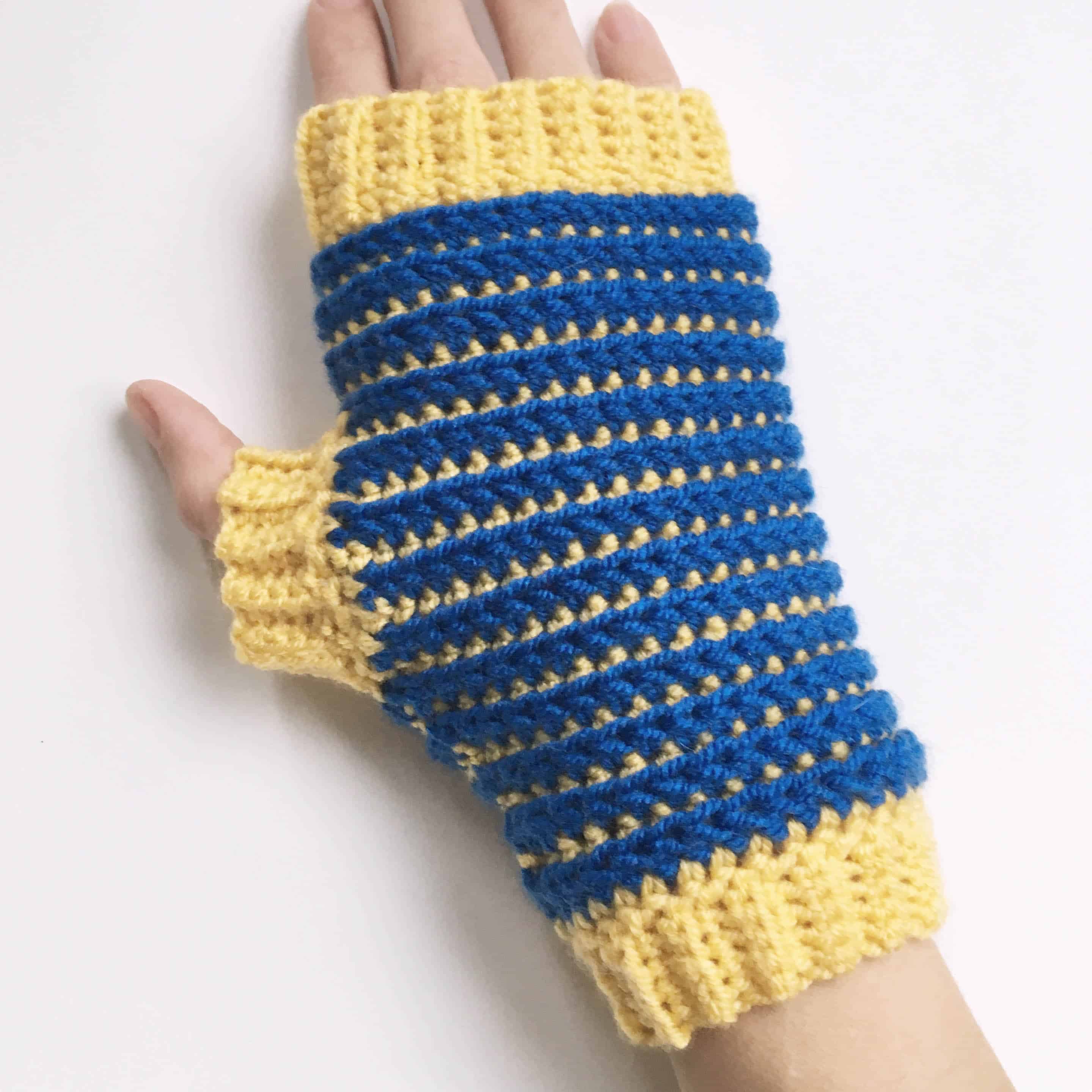 Crochet Fingerless Gloves from Doradoes.co.uk