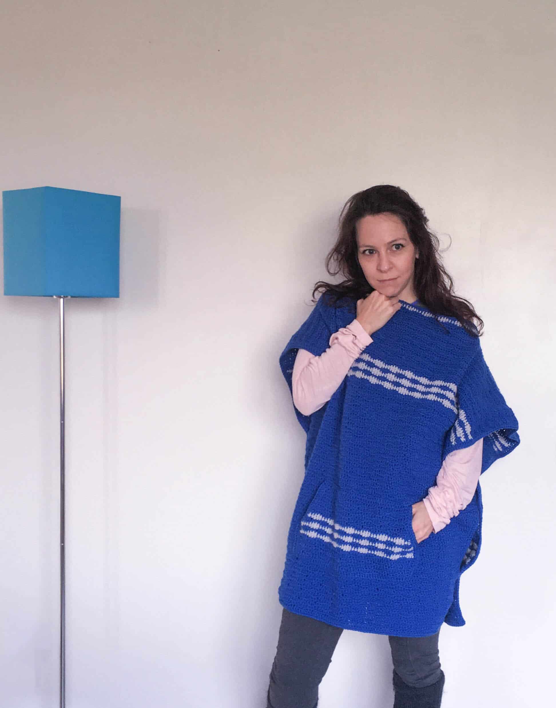 crochet poncho from doradoes.co.uk