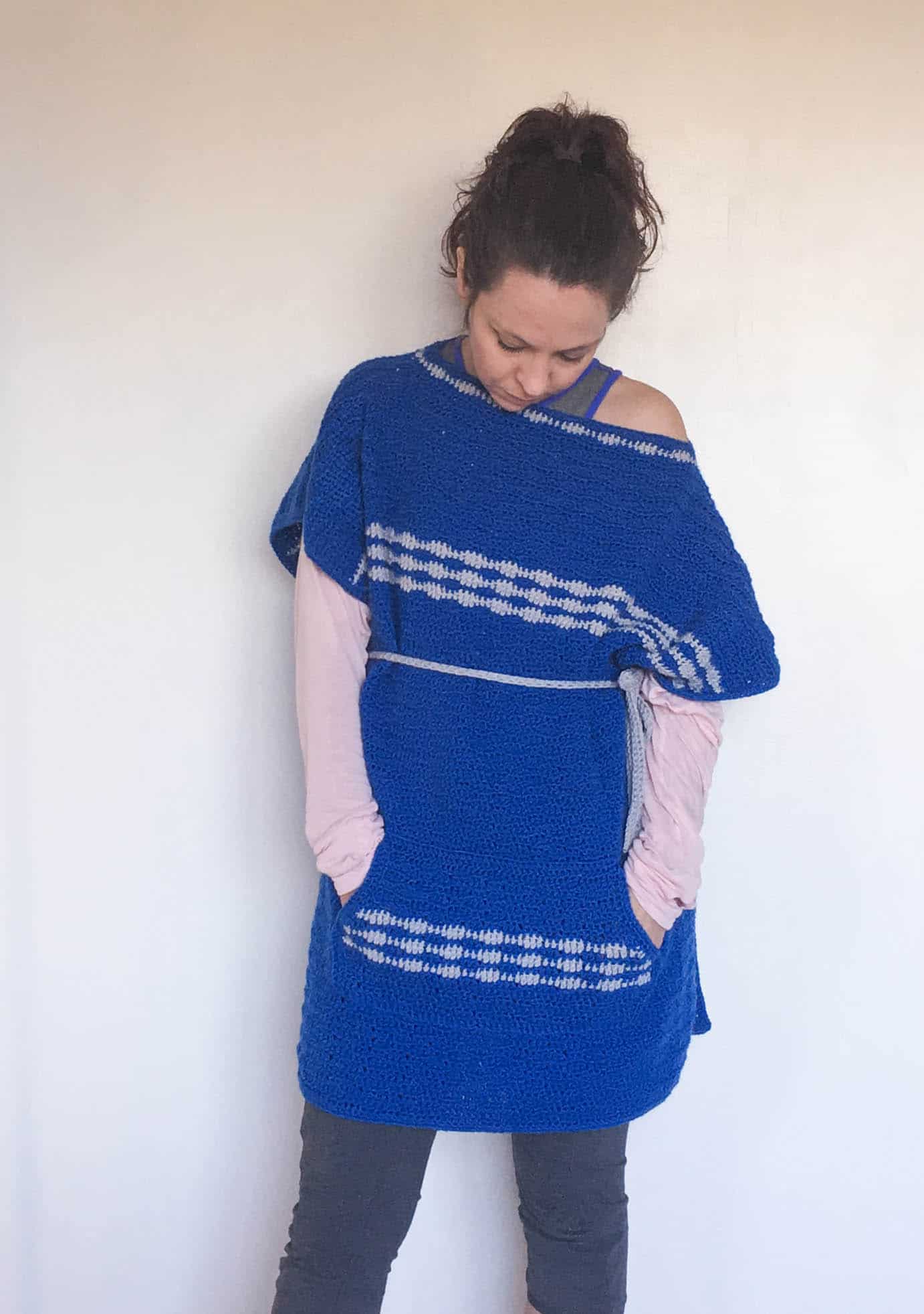 crochet poncho from doradoes.co.uk