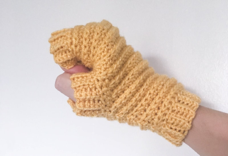 fingerless cloves crochet pattern