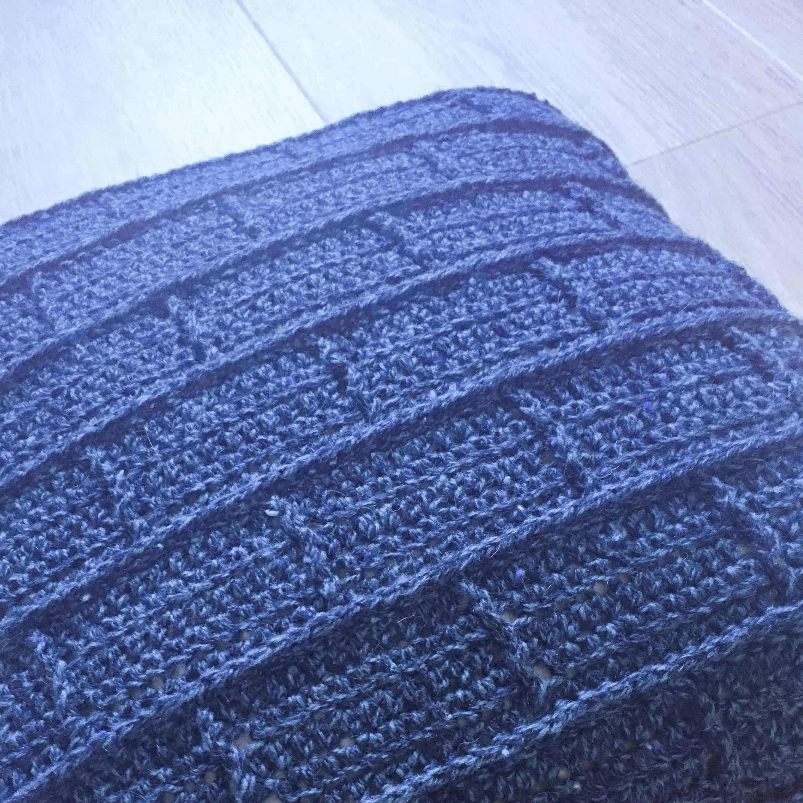 The Building Blocks crochet pillow