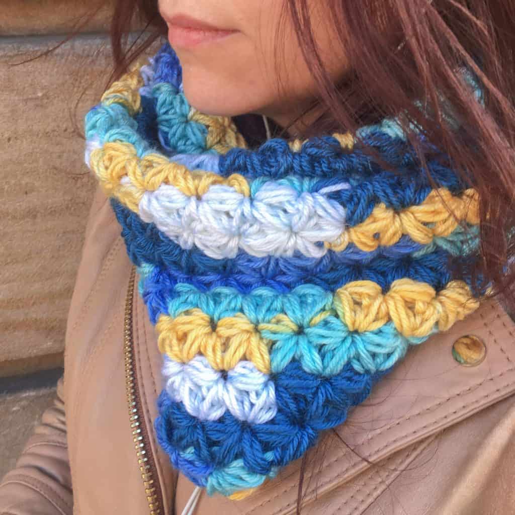 Jasmine Stitch Crochet Snood