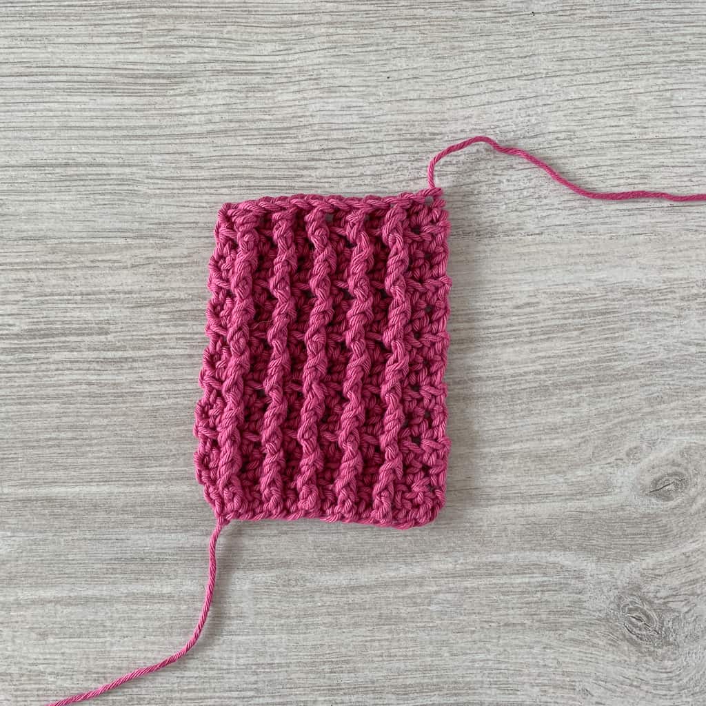 Post Ribbing Border Crochet Pattern How to crochet ribbing using post stitches - Dora Does