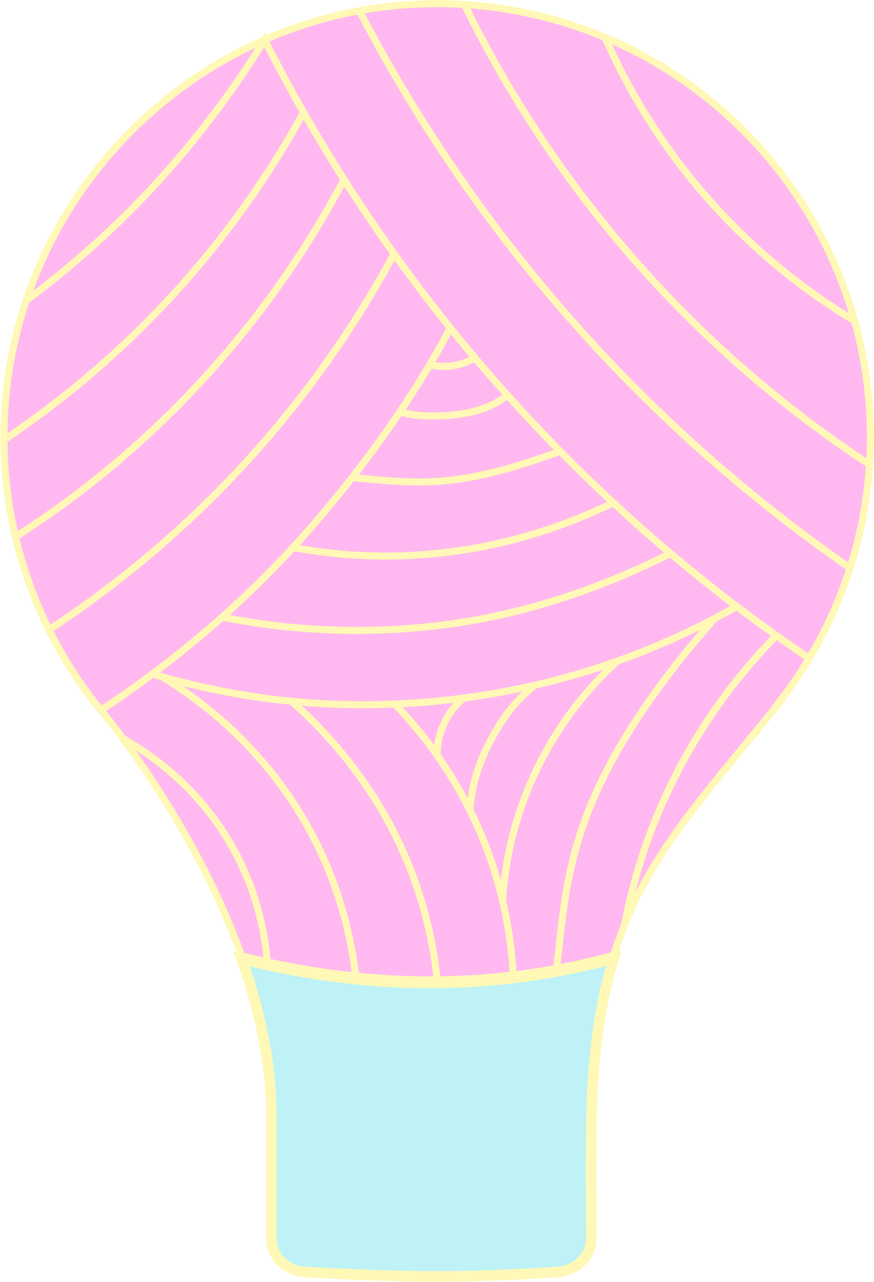 The dora does logo - a graphic of a pink lightbulb which looks like a ball of yarn.